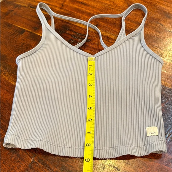 Vuori Blue Ribbed Tank Top - Picture 7 of 7